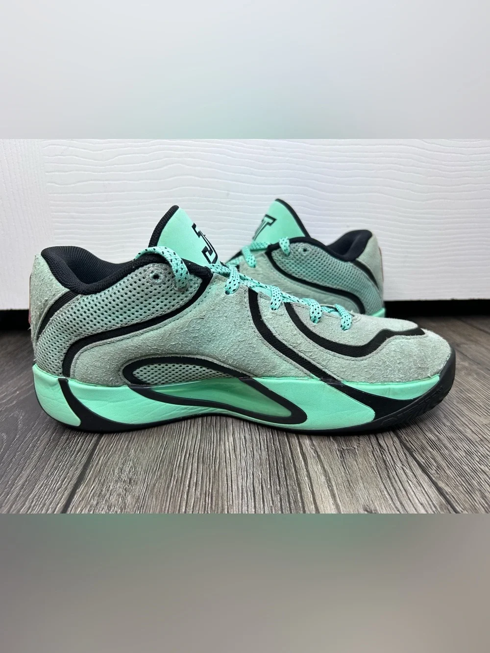 Jordan Tatum 4 Green Glow US 7.5 Basketball Sneakers